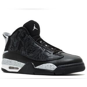 NIKE AIR JORDAN DUB ZERO! BLACK, GRAY, WHITE OREO BASKETBALL SNEAKERS! SZ 10.5